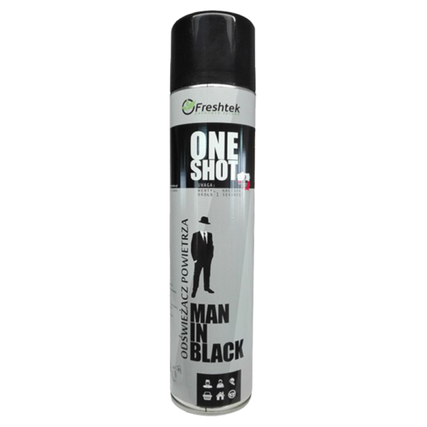 Odświeżacz powietrza Freshtek ONE SHOT MAN IN BLACK