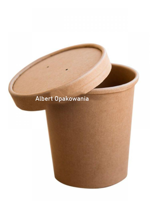 Pojemnik papierowy na zupy kraft 770ML  A'25