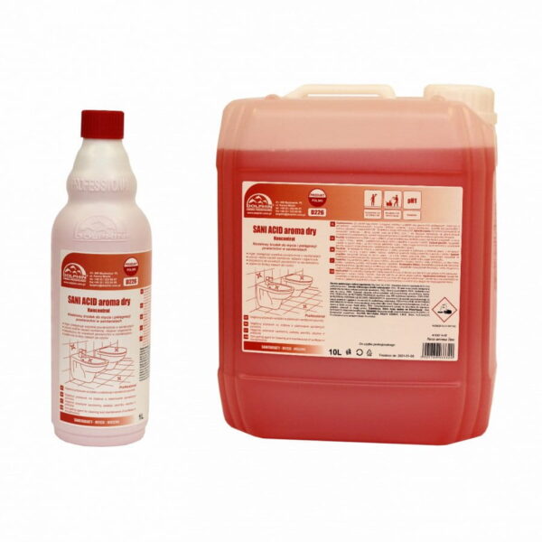 DOLPHIN SANI ACID AROMA DRY 5L- Nieżelowy środek do mycia i pielęgnacji powierzchni w sanitariach