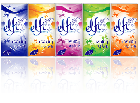 Chusteczki higieniczne Elfi Fantasy 3 warstwowe 10x10 A'10