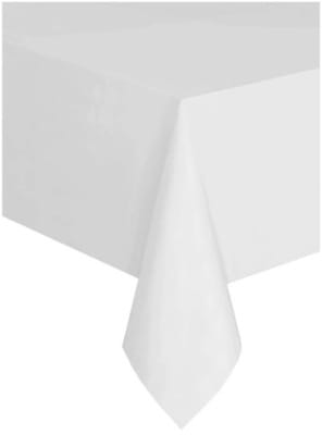 Obrus foliowy PE biały 120x140cm 1szt