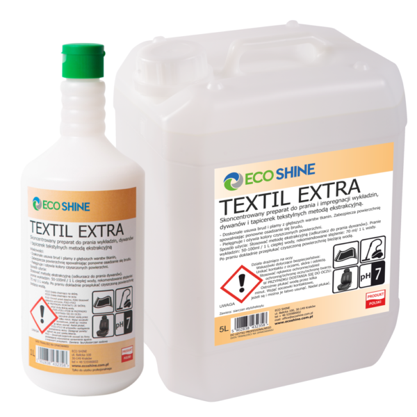 TEXTIL EXTRA Preparat do prania i impregnacji wykładzin, dywanów i tapicerek tekstylnych 5l