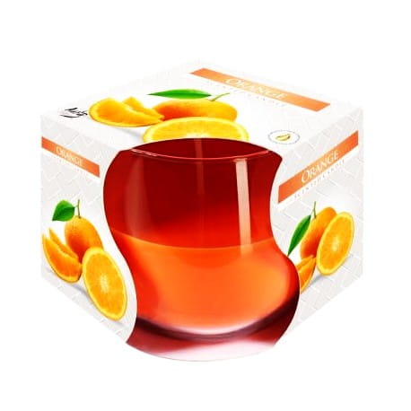 Świeca zapachowa w szkle Pomarańcza