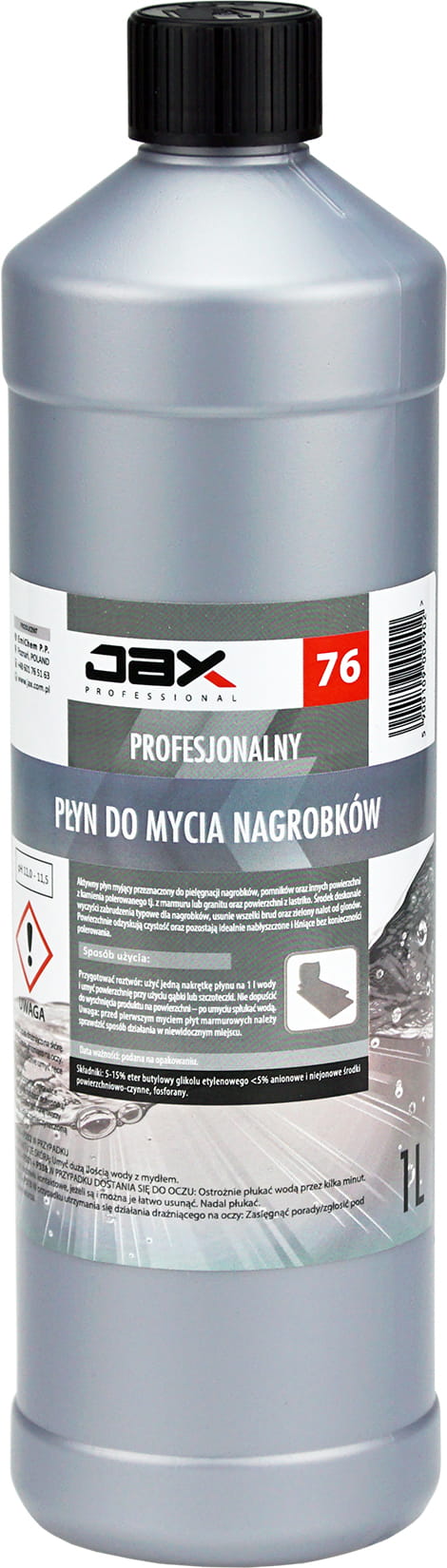 Jax 76 Profesjonalny płyn do mycia nagrobków 1L