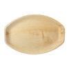 Taca z  liścia palmowego  3 cm x 37 cm x 25 cm A6 - kształt owalna