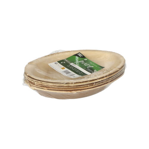 1606.jpg Talerz z liścia palmowego A6 18x11,5cm - kształt owalny