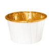 Papilotki aluminiowe do muffinek Biało-Złote 20szt.