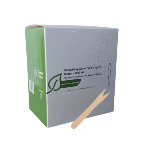 WIDELCZYK DO FRYTEK DREWNIANY 85MM BOX A'1000