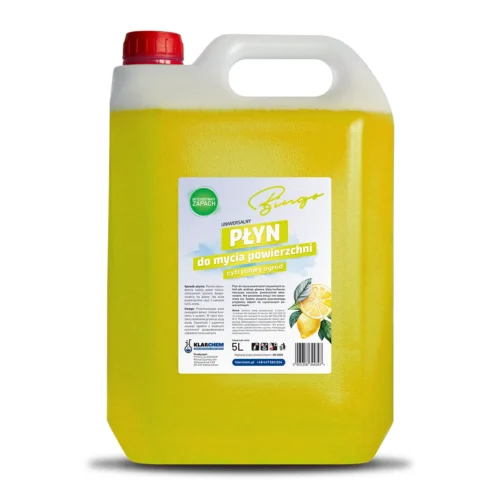 Uniwersalny płyn do mycia wszystkich powierzchni zmywalnych 5L Cytrynowy ogród