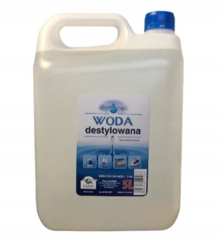 ELLEENA WODA DESTYLOWANA demineralizowana 5L