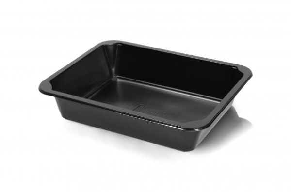 525.jpg Pojemnik do zgrzewu czarny 1 dzielny A50. 227/178/50