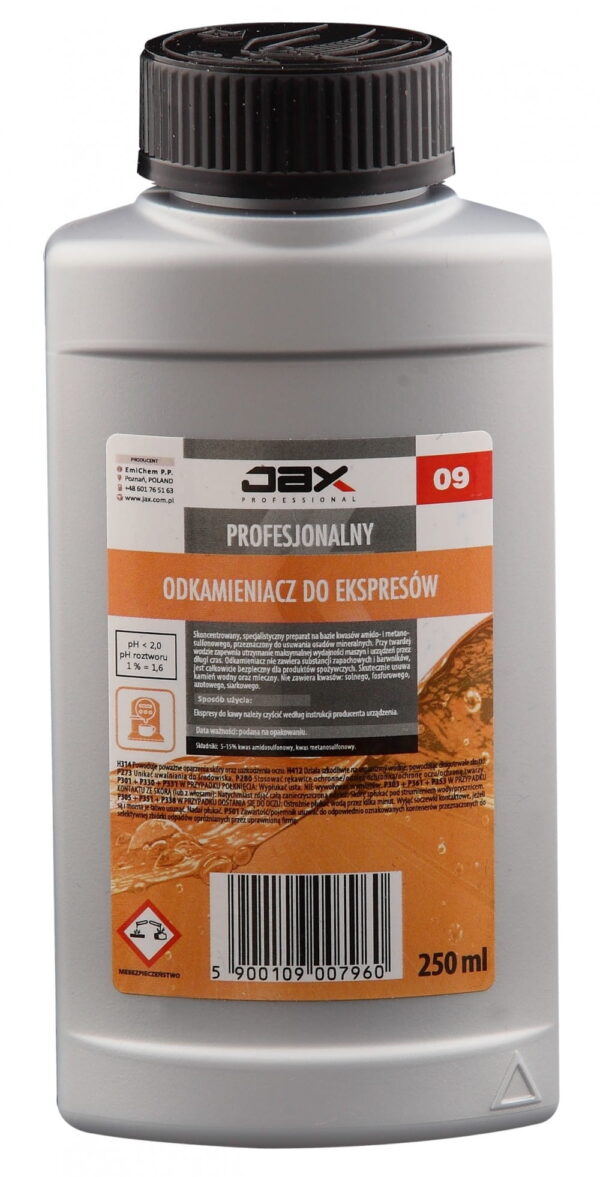 708.jpg Jax Profesjonalny Odkamieniacz do ekspresów 250ml
