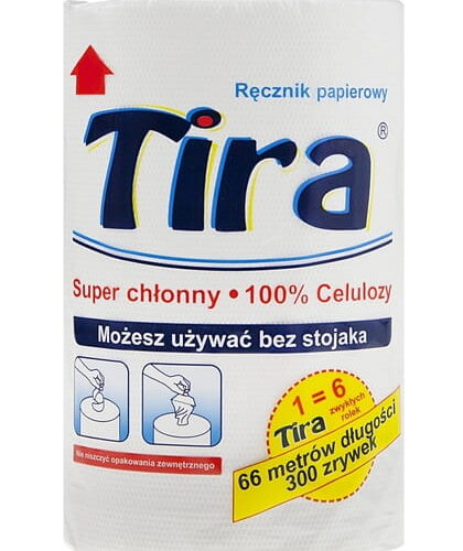 Ręcznik papierowy Tira 300 listków