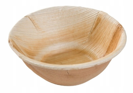 Miska z liści palmowych A25 15cm 425ml - kształt okrągła