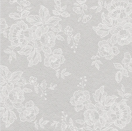 Serwetki flizelinowe 40x40 Airlaid miękka koronkowa szarość A50