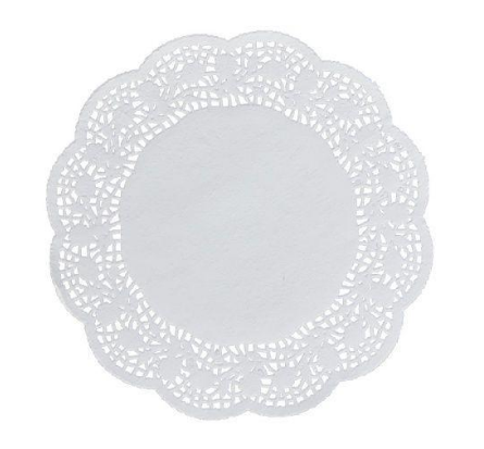 Serwetki ażurowe ozdobne 10 cm A100
